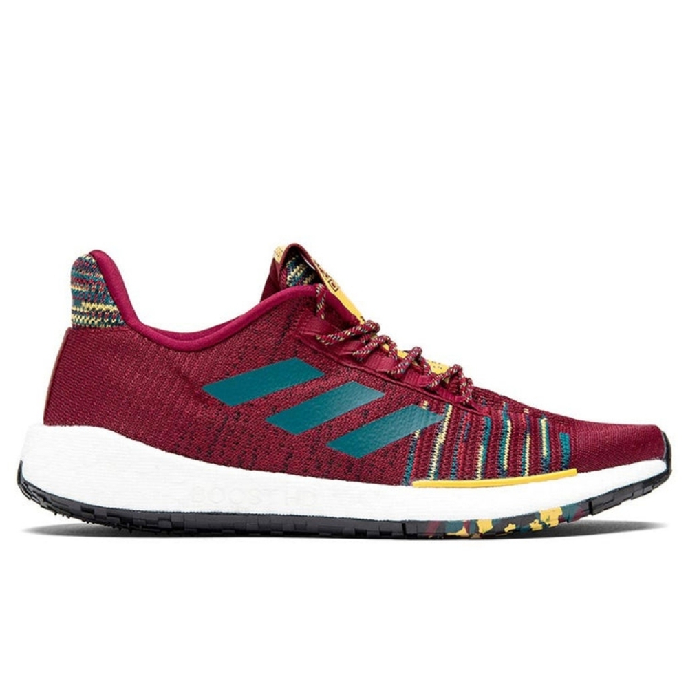 Adidas Pulseboost x Missoni HD Running Sneakers Shoes Burgundy Teal